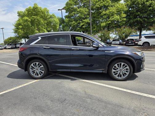 Hermosa Blue 2025 INFINITI QX50 Luxe AWD