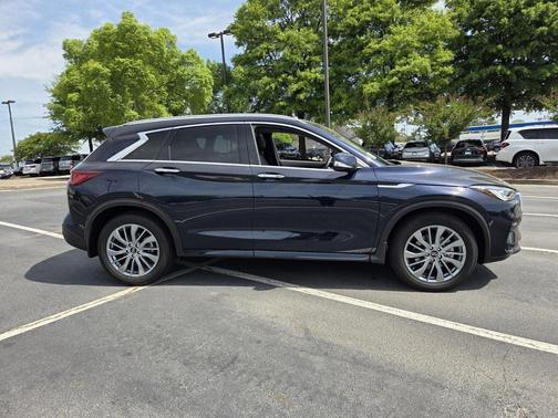 Hermosa Blue 2025 INFINITI QX50 Luxe AWD