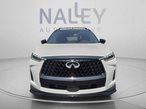 Radiant White/Black Obsidian 2026 INFINITI QX60 SPORT AWD