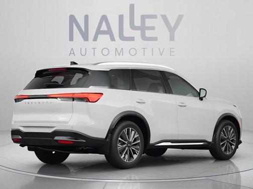 Radiant White/Black Obsidian 2026 INFINITI QX60 SPORT AWD