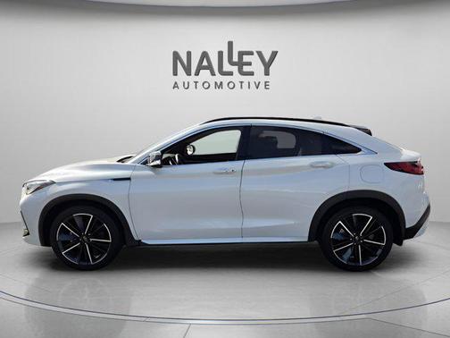 Radiant White 2025 INFINITI QX55 LUXE