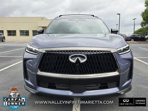 Moonbow Blue/Black Obsidian 2026 INFINITI QX60 AUTOGRAPH