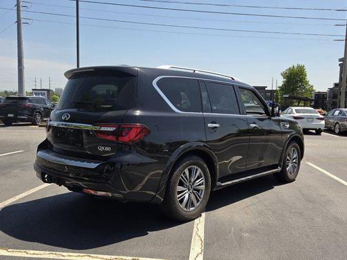 Black Obsidian 2021 INFINITI QX80 Luxe