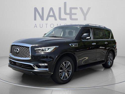Black Obsidian 2021 INFINITI QX80 Luxe