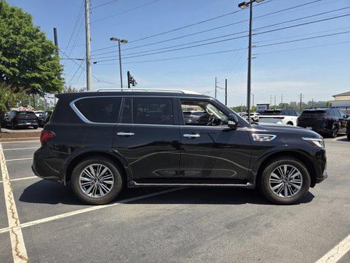 Black Obsidian 2021 INFINITI QX80 Luxe