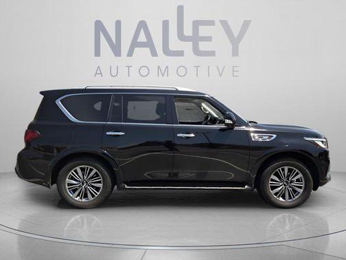 Black Obsidian 2021 INFINITI QX80 Luxe