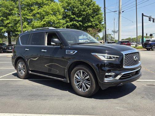 Black Obsidian 2021 INFINITI QX80 Luxe