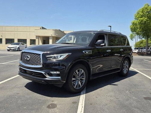 Black Obsidian 2021 INFINITI QX80 Luxe