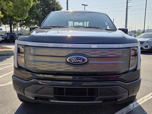 Antimatter Blue Metallic 2023 Ford F-150 Lightning LARIAT