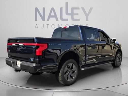 Antimatter Blue Metallic 2023 Ford F-150 Lightning LARIAT