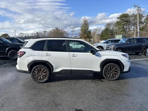 White 2025 Subaru Forester Hybrid Sport