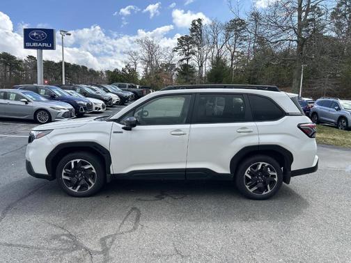 White 2025 Subaru Forester Hybrid