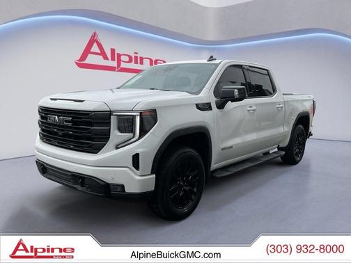Summit White 2024 GMC Sierra 1500 Elevation