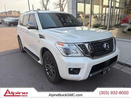 Pearl White Tricoat 2019 Nissan Armada Platinum