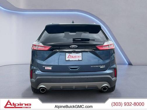 BLUE METALLIC 2019 Ford Edge Titanium