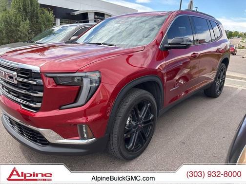 Volcanic Red Tintcoat 2024 GMC Acadia AWD Elevation