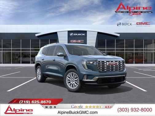 Downpour Metallic 2026 GMC Acadia Denali