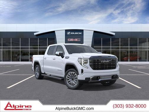 Glacier White Tricoat 2026 GMC Sierra 1500 Denali Ultimate Truck