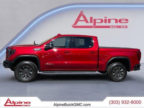 Volcanic Red Tintcoat 2024 GMC Sierra 1500 AT4X