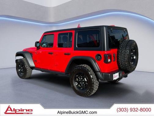 Firecracker Red Clearcoat 2025 Jeep Wrangler Willys
