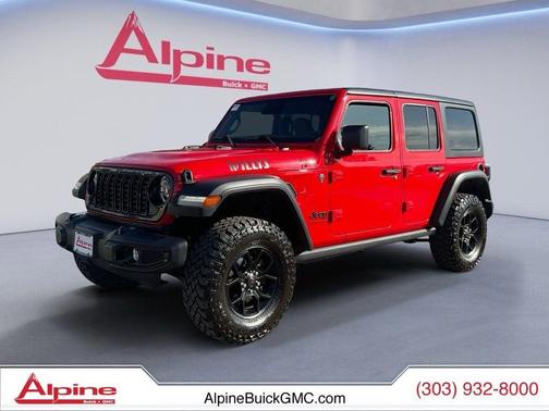 Firecracker Red Clearcoat 2025 Jeep Wrangler Willys