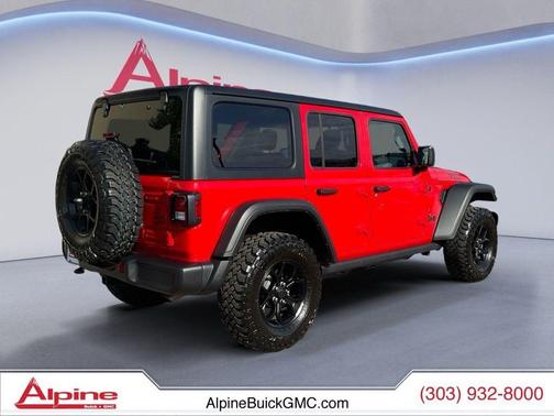 Firecracker Red Clearcoat 2025 Jeep Wrangler Willys