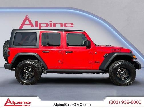Firecracker Red Clearcoat 2025 Jeep Wrangler Willys