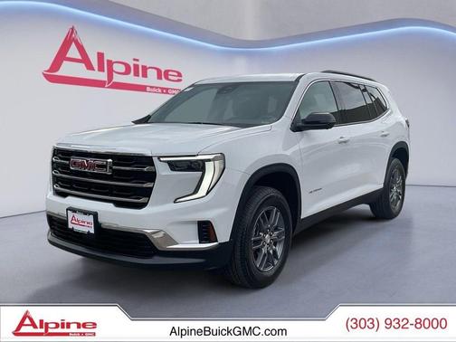 Summit White 2025 GMC Acadia AWD Elevation