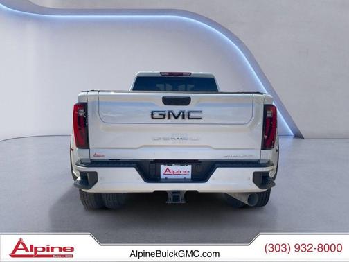 White Frost Tricoat 2025 GMC Sierra 3500 Denali