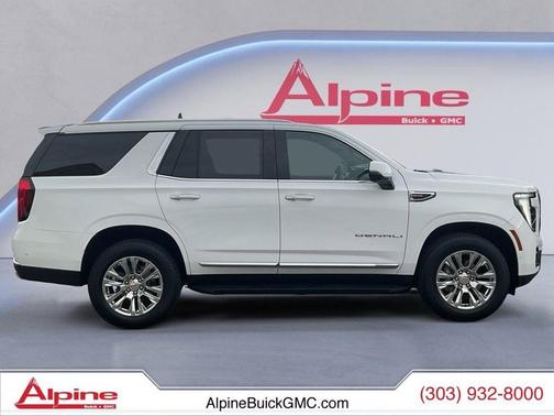 Summit White 2025 GMC Yukon Denali