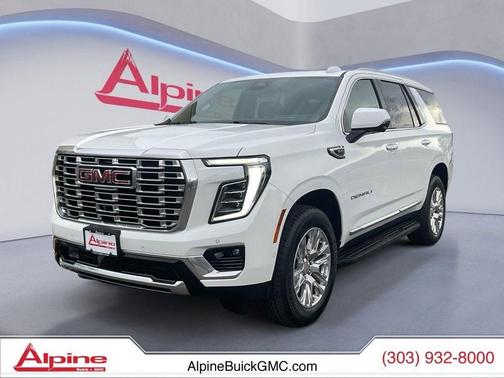 Summit White 2025 GMC Yukon Denali