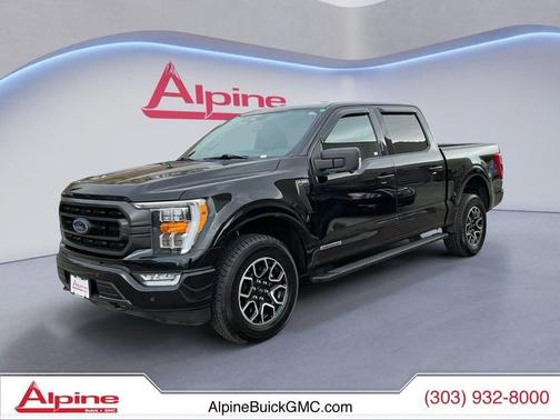 AGATE BLACK METALLIC 2022 Ford F-150 XLT