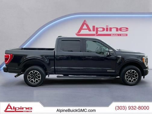 AGATE BLACK METALLIC 2022 Ford F-150 XLT
