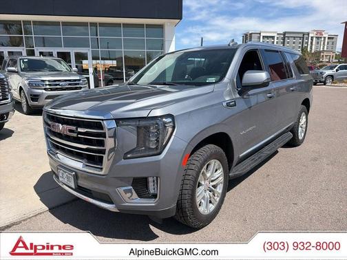 Satin Steel Metallic 2022 GMC Yukon XL SLT