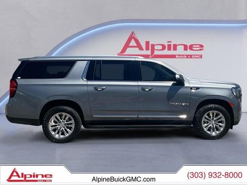 Satin Steel Metallic 2022 GMC Yukon XL SLT