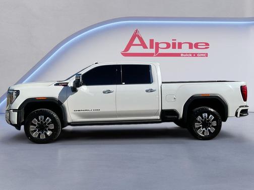 White Frost Tricoat 2025 GMC Sierra 3500 Denali