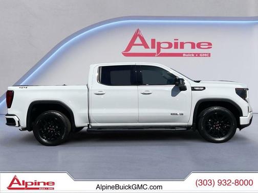 Summit White 2025 GMC Sierra 1500 Elevation