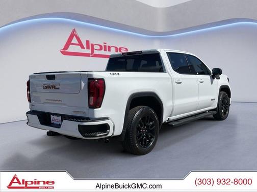 Summit White 2025 GMC Sierra 1500 Elevation
