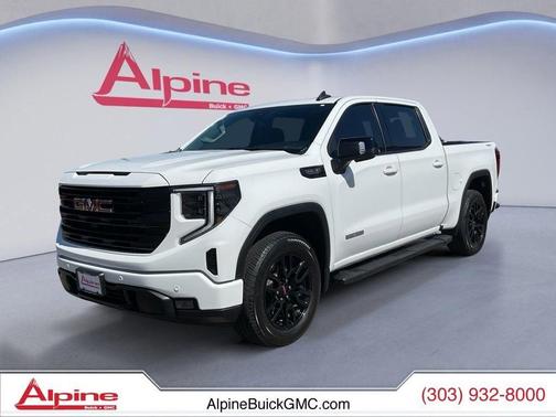 Summit White 2025 GMC Sierra 1500 Elevation