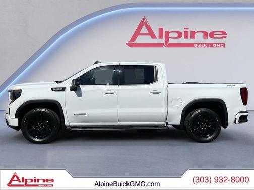 Summit White 2025 GMC Sierra 1500 Elevation