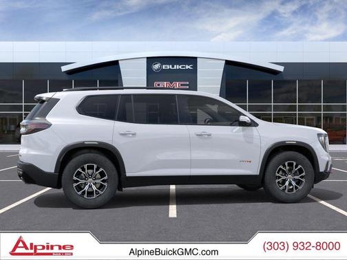 Summit White 2026 GMC Acadia AT4 AWD