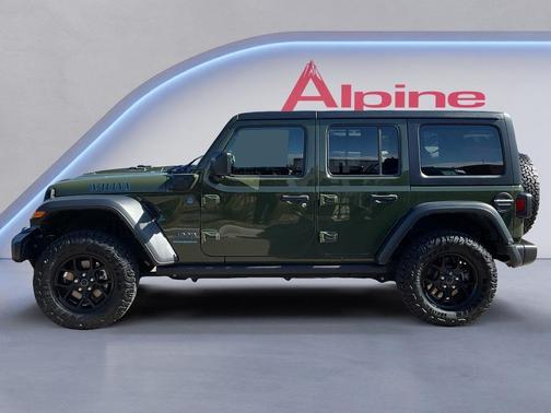 Sarge Green Clearcoat 2024 Jeep Wrangler 4xe Willys