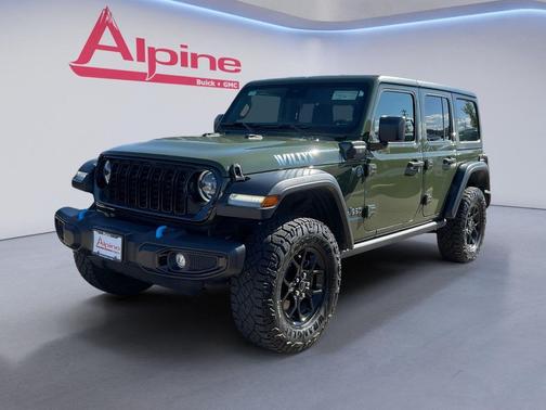 Sarge Green Clearcoat 2024 Jeep Wrangler 4xe Willys