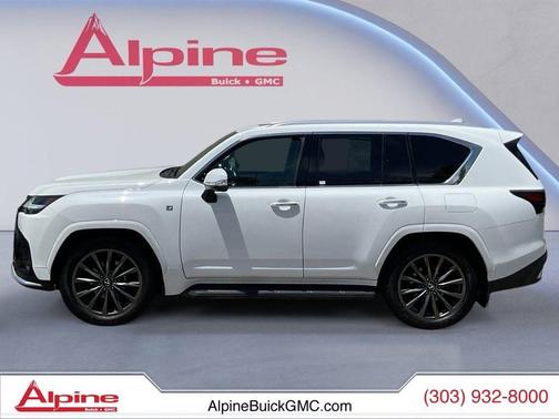 Ultra White 2024 Lexus LX 600 F SPORT