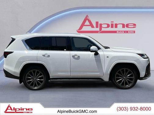 Ultra White 2024 Lexus LX 600 F SPORT