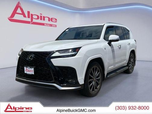Ultra White 2024 Lexus LX 600 F SPORT