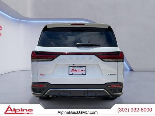 Ultra White 2024 Lexus LX 600 F SPORT
