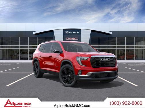 Volcanic Red Tintcoat 2026 GMC Acadia Elevation AWD