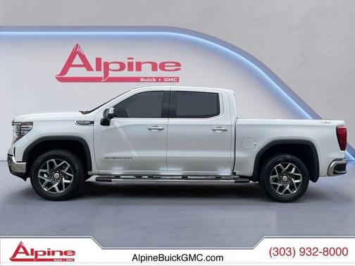 White Frost Tricoat 2024 GMC Sierra 1500 SLT