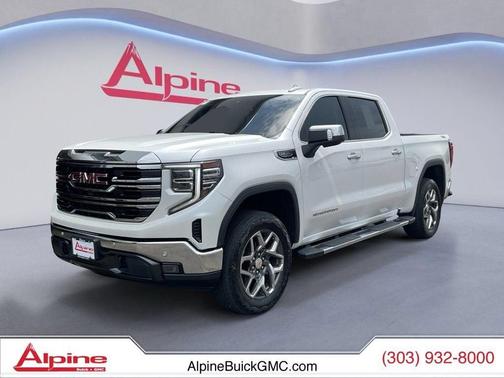 White Frost Tricoat 2024 GMC Sierra 1500 SLT